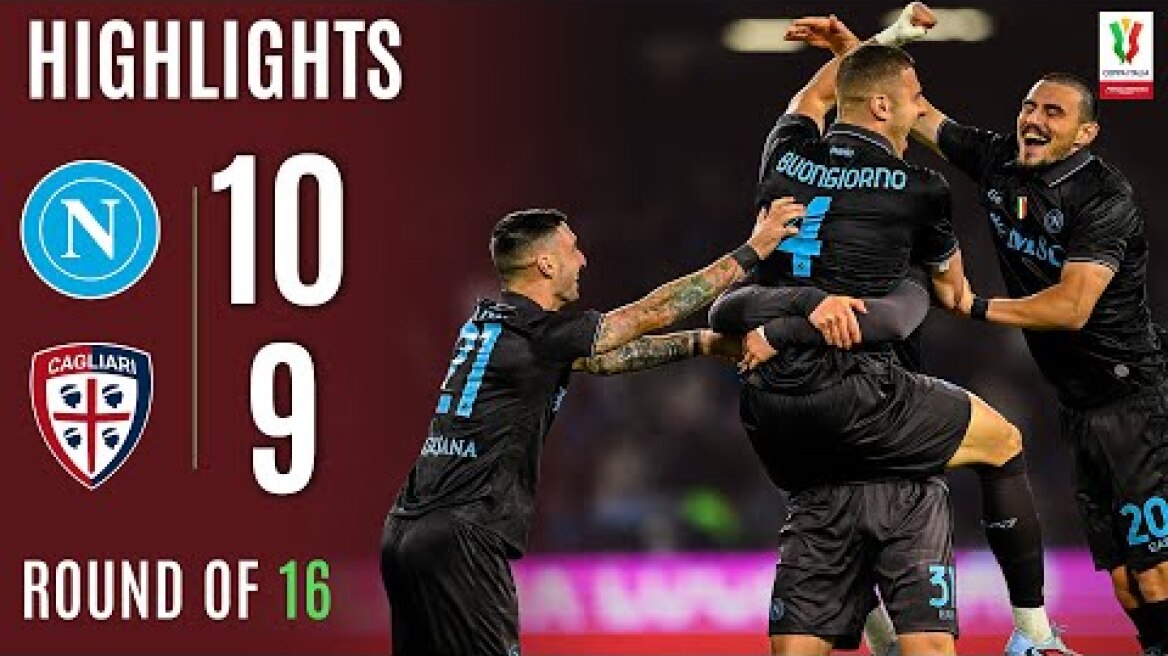 NAPOLI-CAGLIARI 10-9 AP | HIGHLIGHTS| Napoli Win at Sudden Death | Coppa Italia Frecciarossa 2025/26