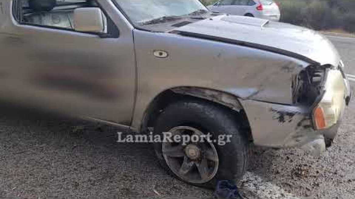 LamiaReport.gr: Τροχαίο στο δρόμο Λαμίας-Δομοκού