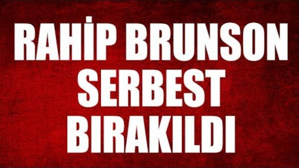 PAPAZ SERBEST BIRAKILDI-(Reuters) askeri ucakla Abd’ye donmesi bekleniyor.