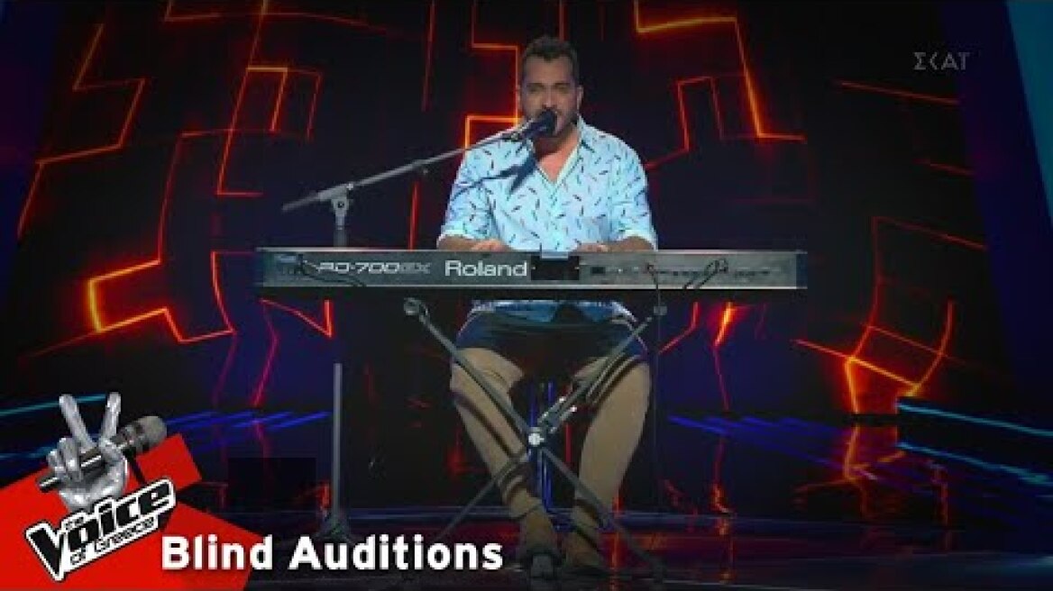 Δημήτρης Κίκλης - La Foule | 4o Blind Audition | The Voice of Greece