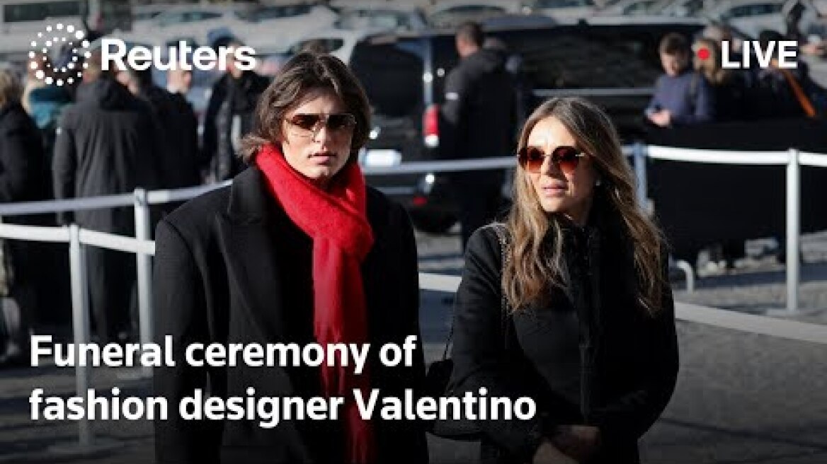 LIVE: Funeral ceremony of fashion designer Valentino