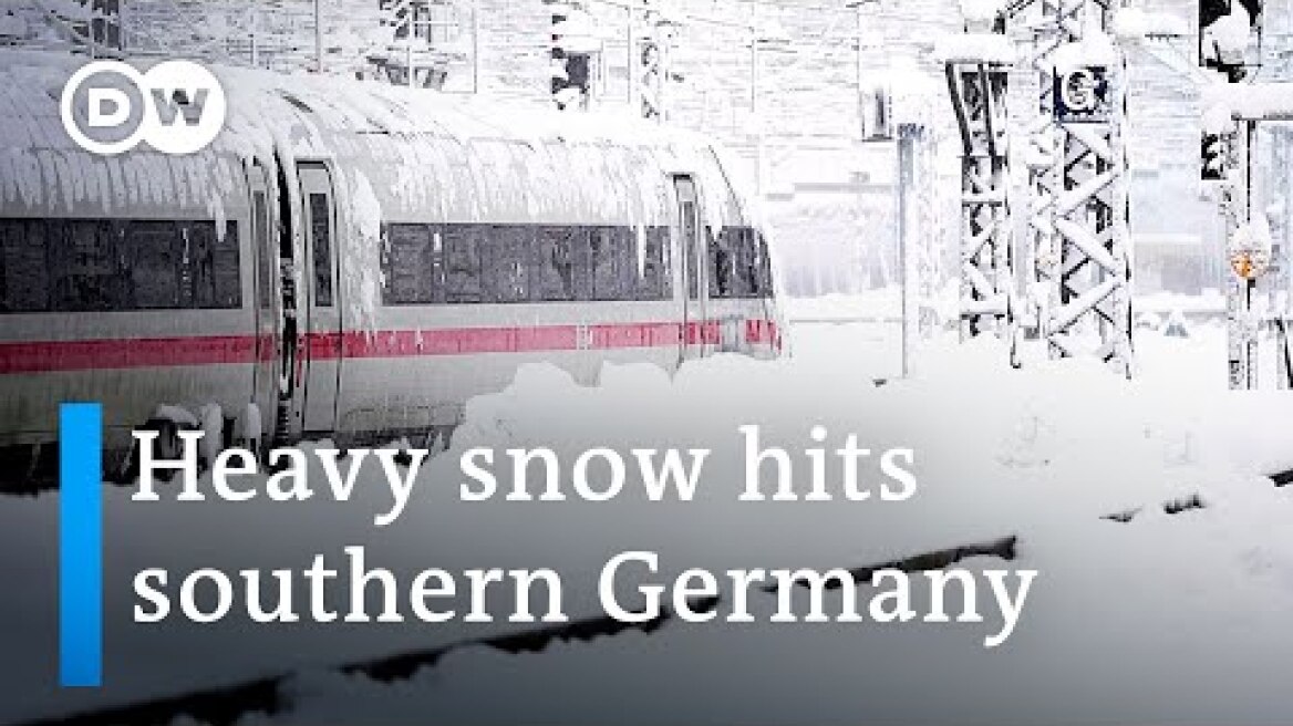 Snow causes serious disruptions on major roads in Germany and neighboring countries | DW News