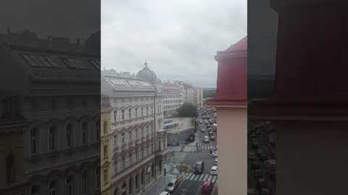 Flood warning in Prague #prague #floodwarning #rainyday #travel