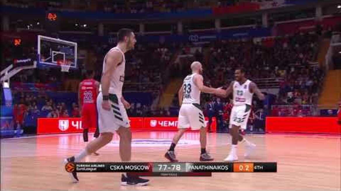 Nick Calathes winning shot (CSKA-Panathinaikos:77-78)