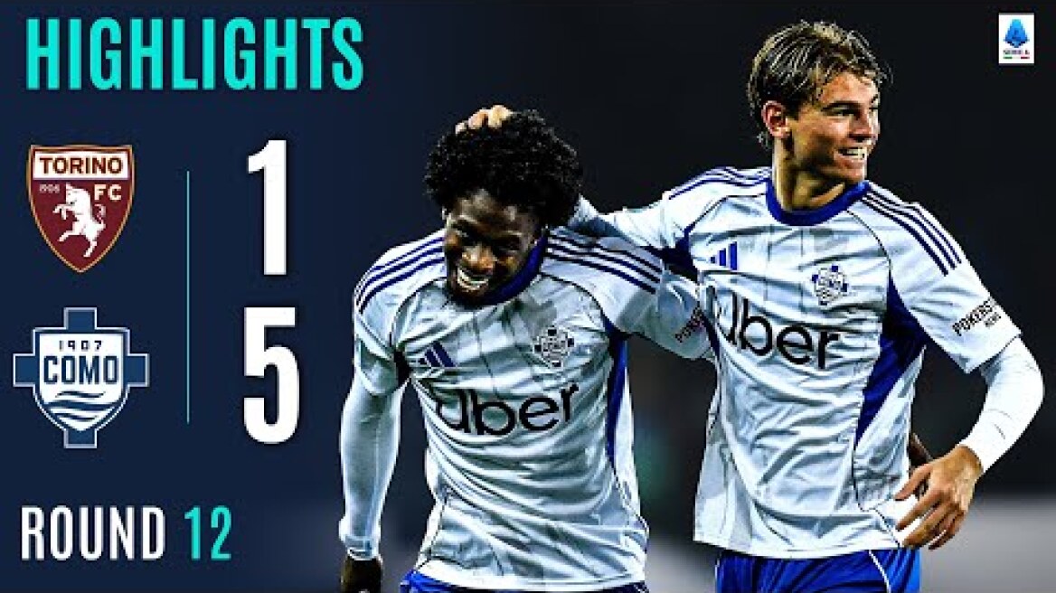 TORINO-COMO 1-5 | HIGHLIGHTS | Addai Scores Twice In Como Goalfest | Serie A 2025/26