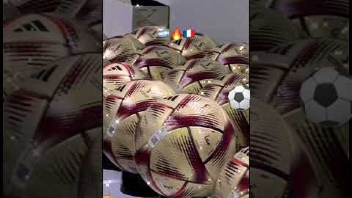 The ball for the final 🇦🇷🔥🇫🇷♥️