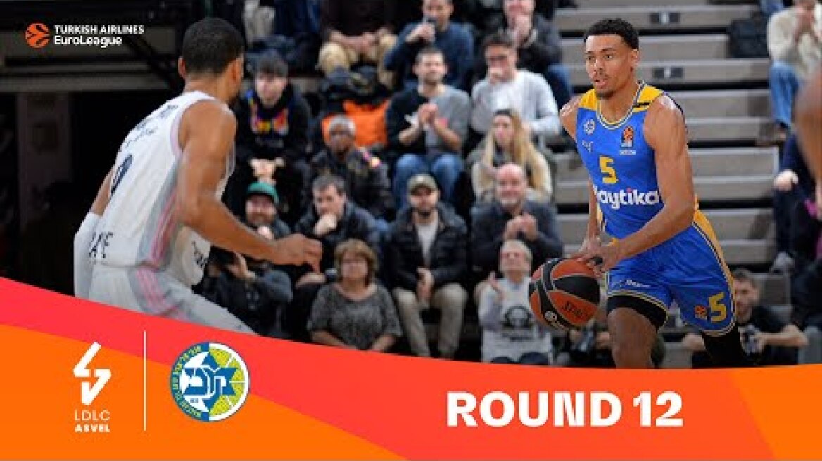 ASVEL-Maccabi | Round 12 Highlights | 2023-24 Turkish Airlines EuroLeague