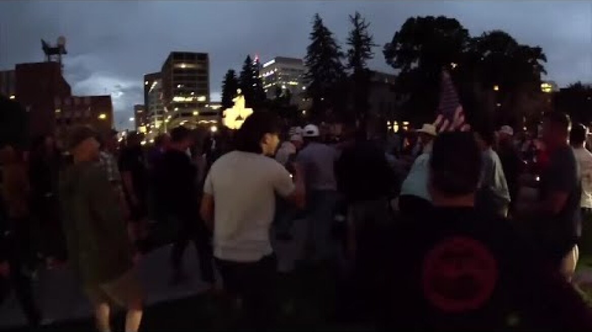 Fight breaks out during Charlie Kirk vigil in Boise