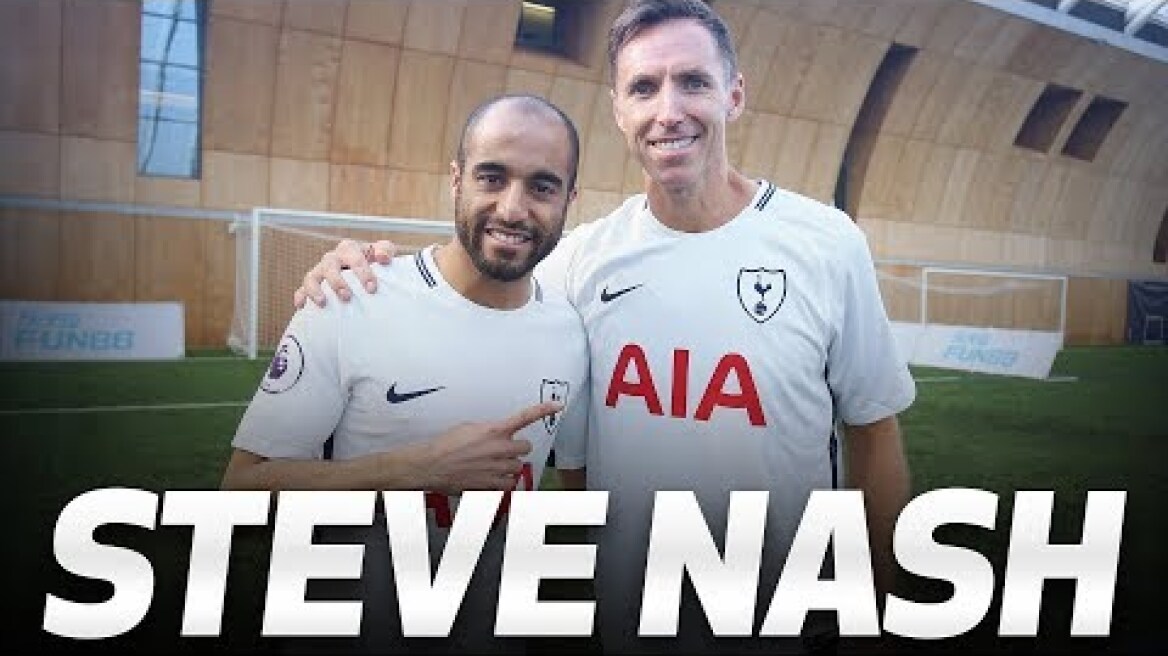 🏀 NBA LEGEND STEVE NASH VISITS HOTSPUR WAY 🏀