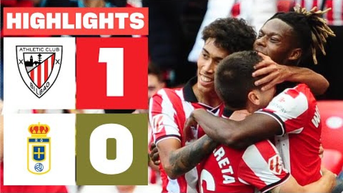 ATHLETIC CLUB 1 - 0 REAL OVIEDO | RESUMEN LALIGA EA SPORTS