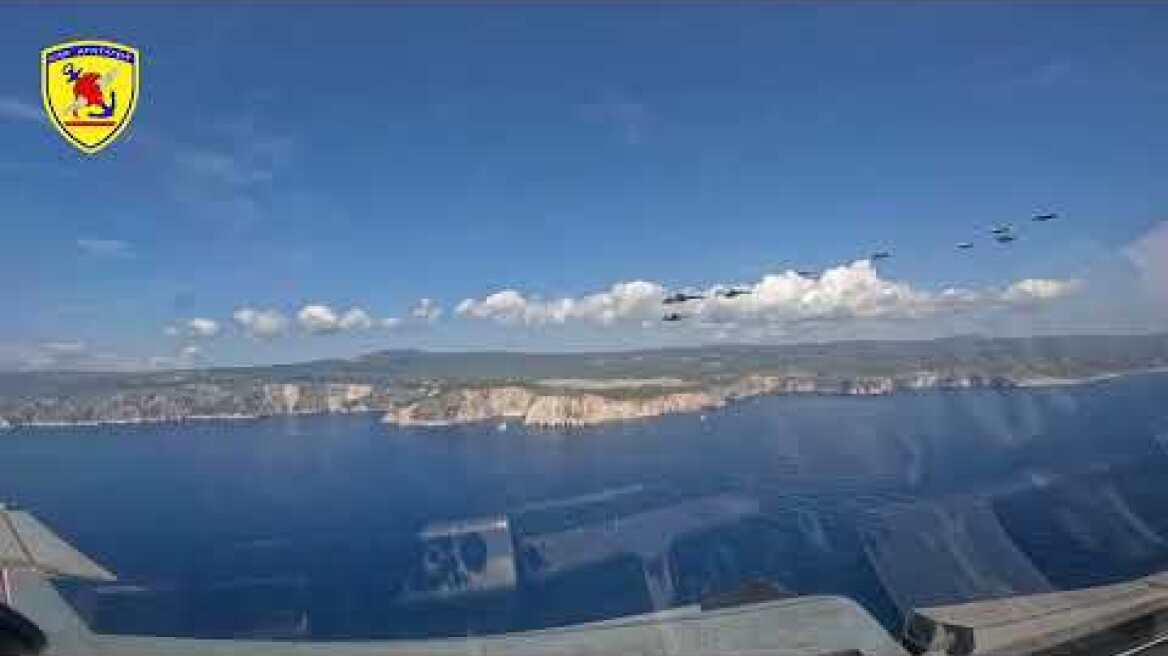 Άσκηση «ΗΝΙΟΧΟΣ-23» Συμβολική Πτήση Μαχητικών Αεροσκαφών Άνωθεν του Ιερού Βράχου της Ακρόπολης