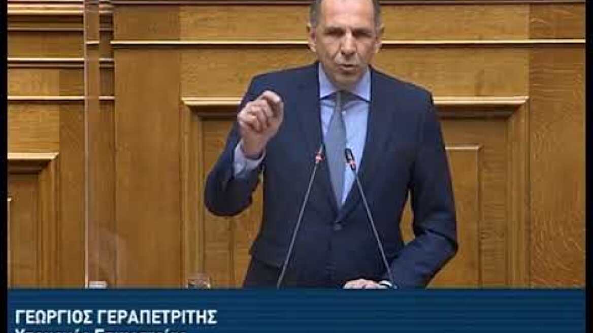 Κόντρα Γεραπετρίτη - Σκουρλέτη στη Βουλή για τον Μένιο Φουρθιώτη