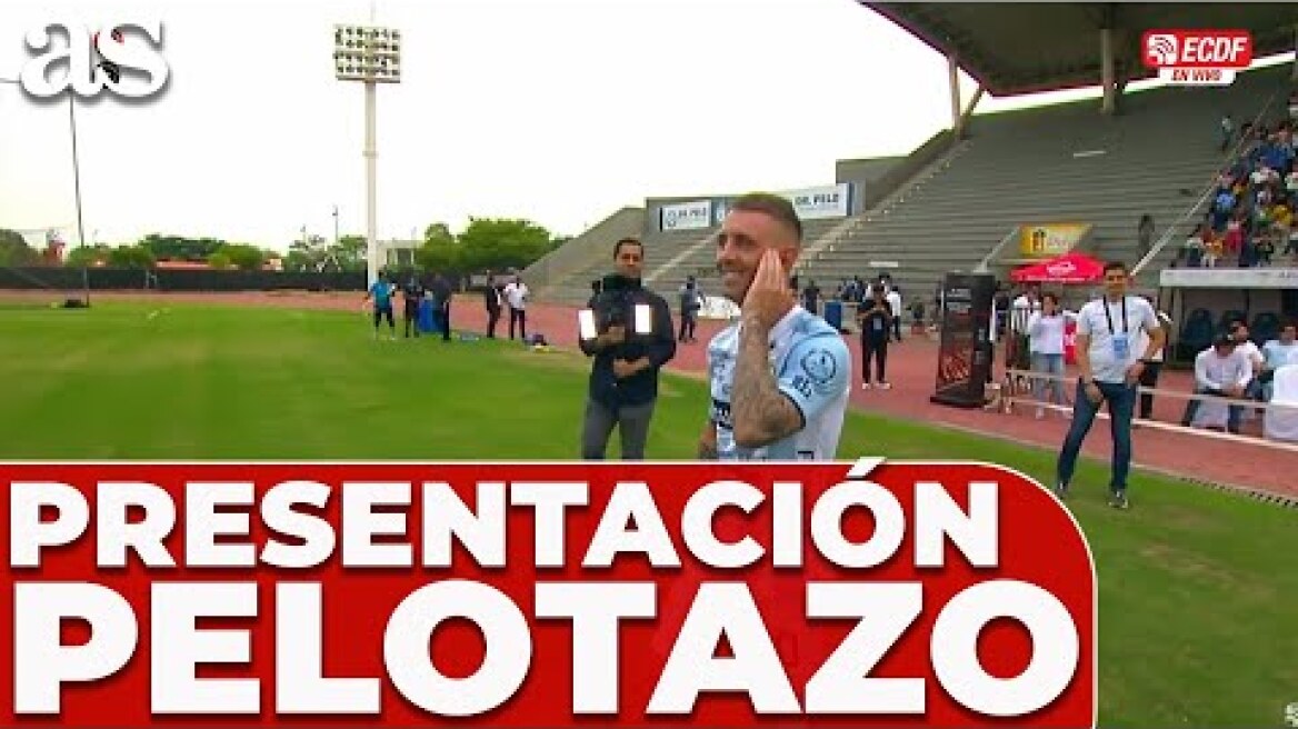 EL MOMENTO MÁS EMBARAZOSO DE UNA PRESENTACIÓN DE FUTBOLISTA 🔴 ¡PELOTAZO SORPRENDENTE!