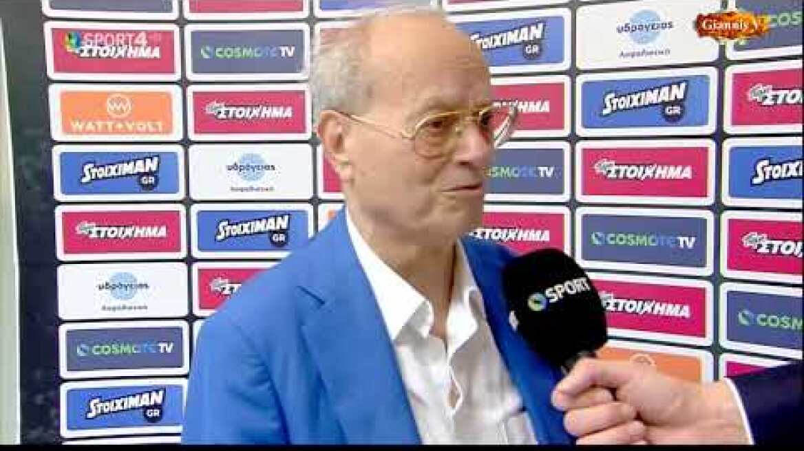 Ο Θανάσης Γιανακοπουλος με δάκρυα  αφειερώνει το πρωτάθλημα στον Παύλο