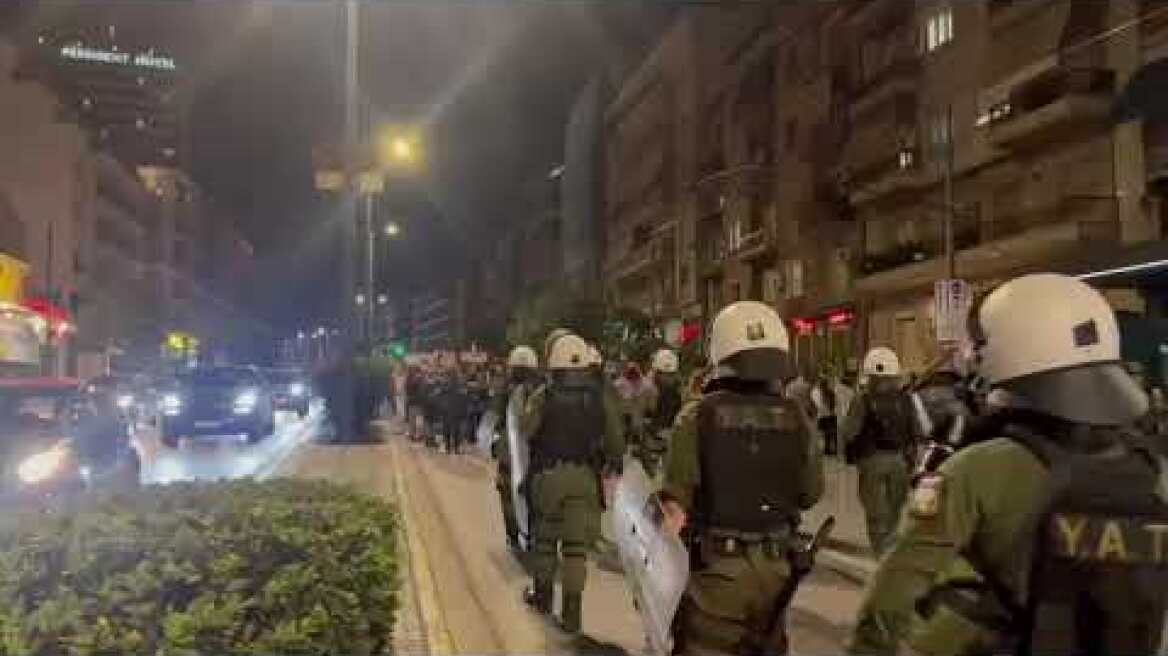 Πορεία υποστήριξης στους Παλαιστίνιους