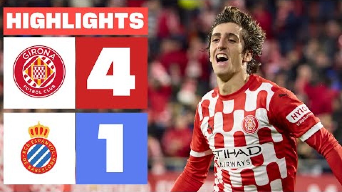 GIRONA FC 4 - 1 RCD ESPANYOL I RESUMEN LALIGA EA SPORTS