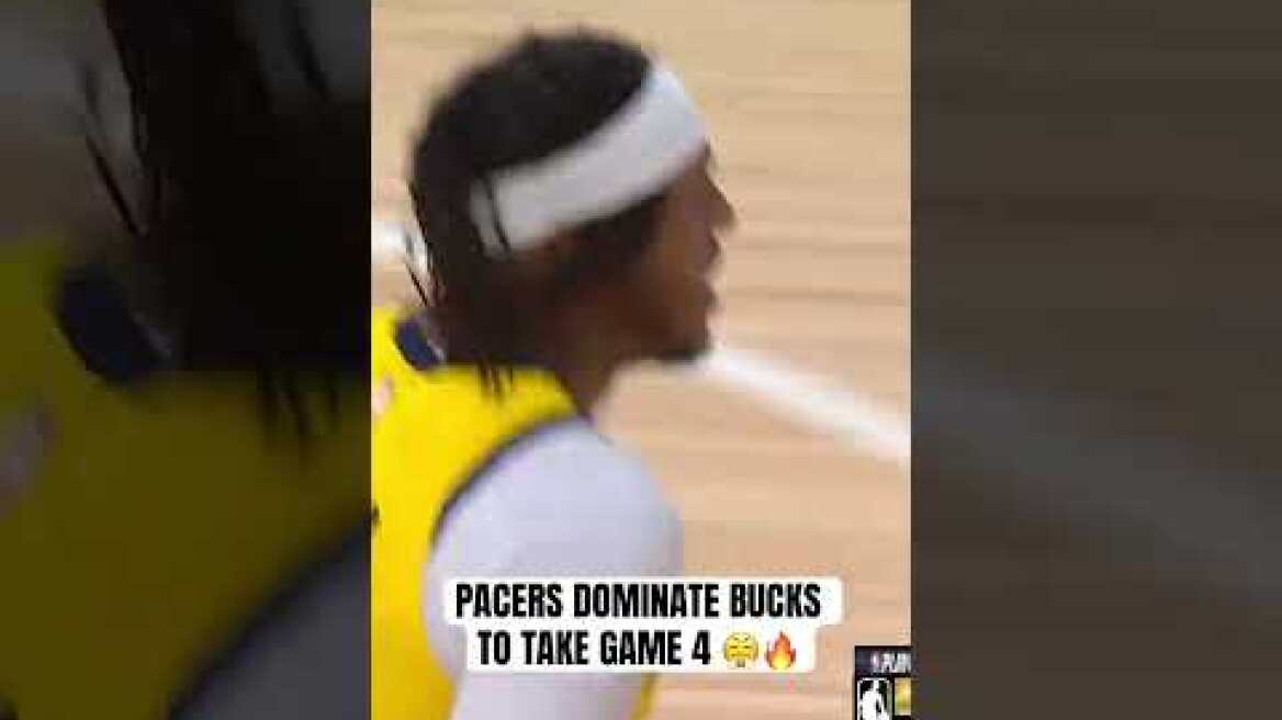 INDIANA TAKES A 3-1 LEAD VS BUCKS ‼️