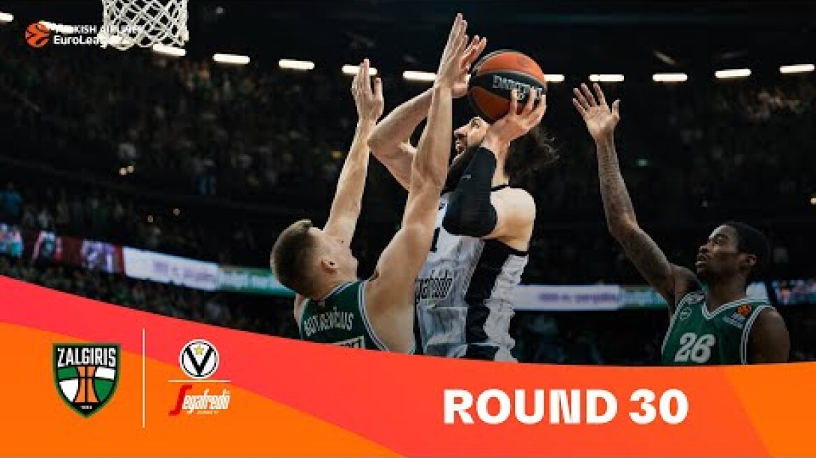 Zalgiris Kaunas-Virtus Segafredo Bologna | Round 30 Highlights | 2023-24 Turkish Airlines EuroLeague