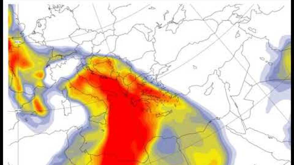 Επίπεδα σκόνης από Μ. Δευτέρα εως και Μ. Παρασκευή