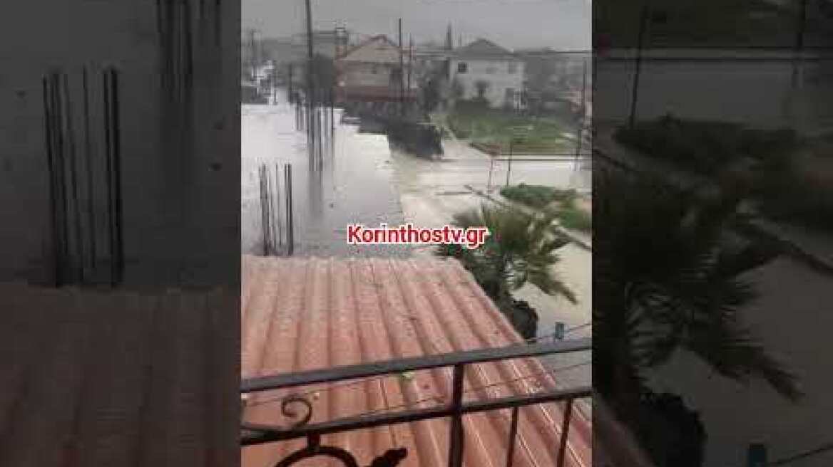 Ισχυρό χαλάζι στη Νεμέα