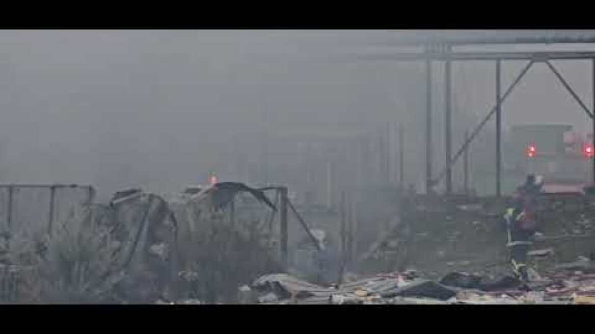 Φωτιά στη βιομηχανία Βιολάντα στα Τρίκαλα