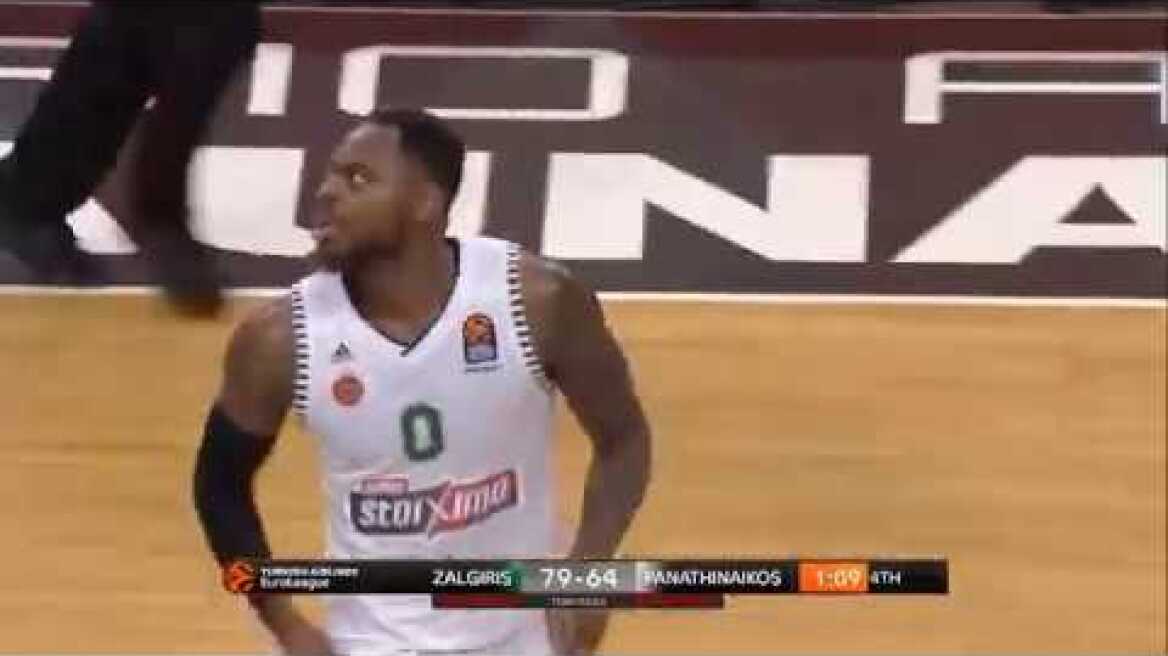 Deshaun Thomas highlights (Zalgiris-Panathinaikos: 82-69)