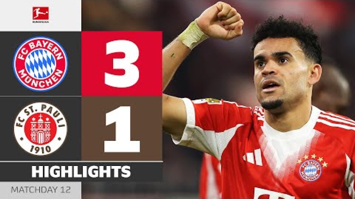 It Ain't Over 'Til It's Over! | FC BAYERN - ST. PAULI | Highlights | Matchday 12 – Bundesliga 25/26