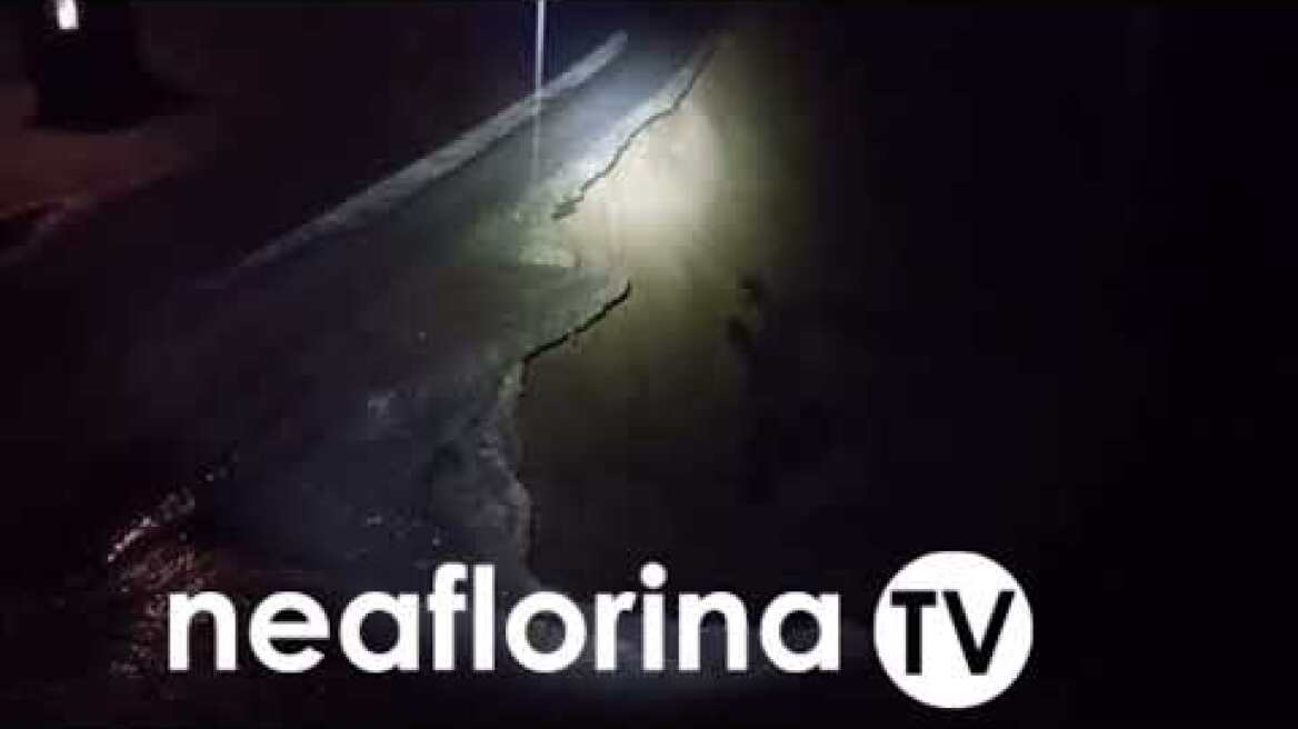 Υποχώρηση οδοστρώματος στο Πισοδέρι