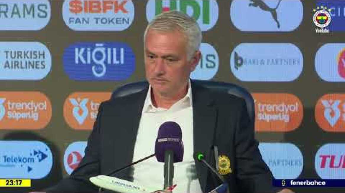 Teknik Direktörümüz Jose Mourinho'nun Maç Sonu Basın Toplantısı