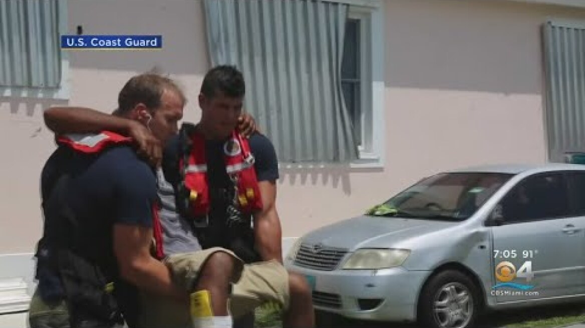 US Coast Guard Lends A Hand In The Bahamas