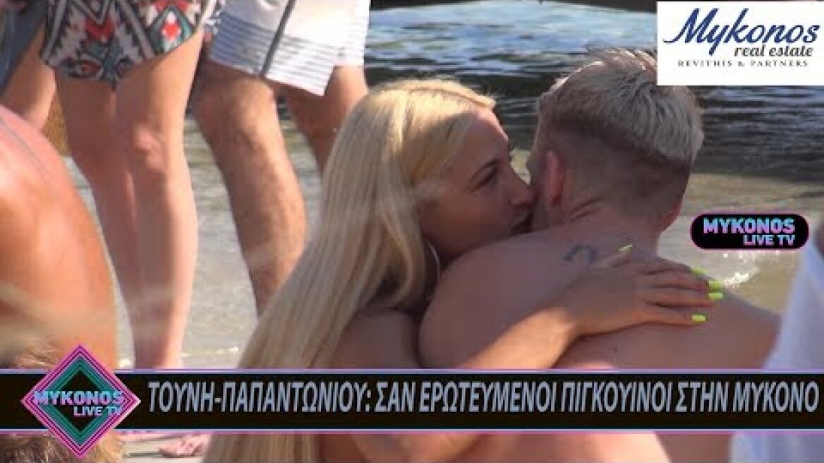 ΤΟΥΝΗ-ΠΑΠΑΝΤΩΝΙΟΥ: ΣΑΝ ΕΡΩΤΕΥΜΕΝΟΙ ΠΙΓΚΟΥΙΝΟΙ ΣΤΗΝ ΜΥΚΟΝΟ