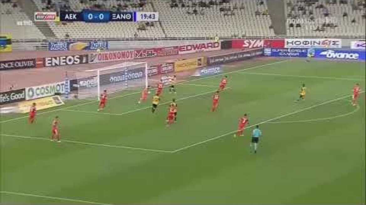 Αεκ - Ξάνθη (1-2) Στιγμιότυπα - Highlights Super League (25/8/2019)