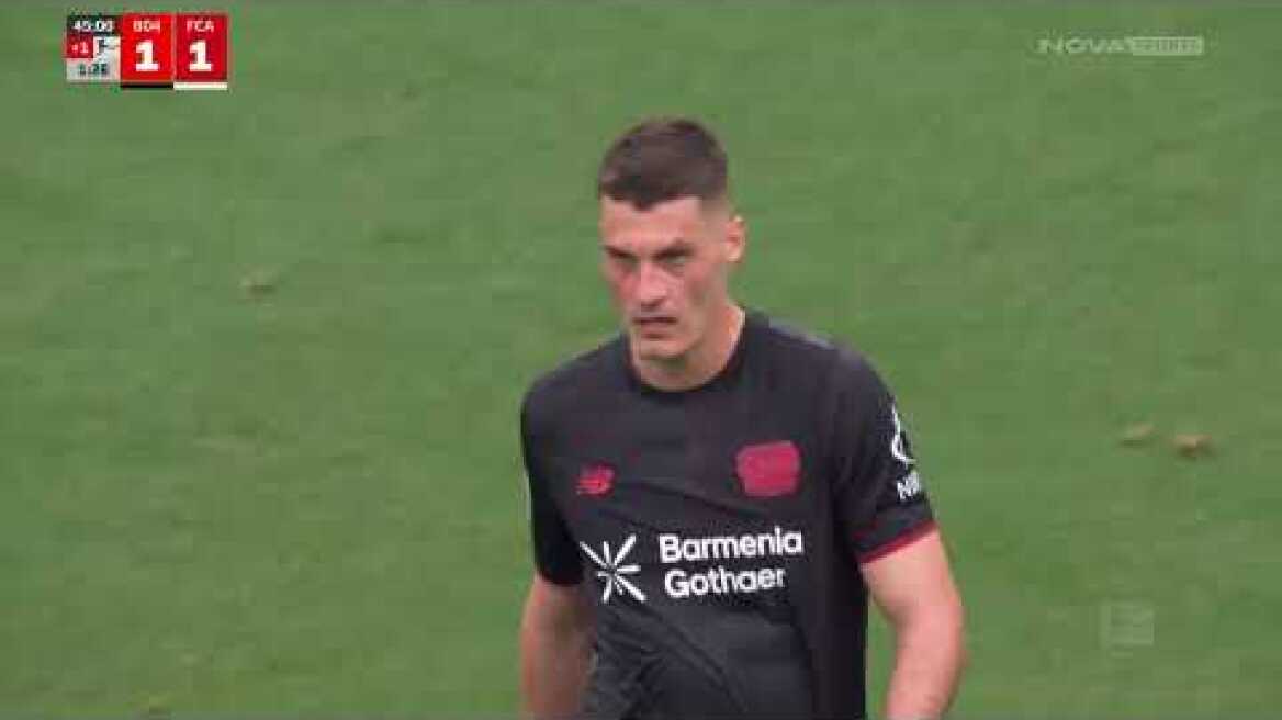 Μπάγερ Λεβερκούζεν - Άουγκσμπουργκ: 1-2 (MD 30, 18/04/2026)