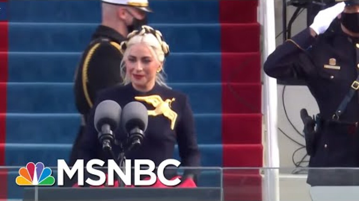 Lady Gaga Performs The National Anthem At Joe Biden’s Inauguration | MSNBC