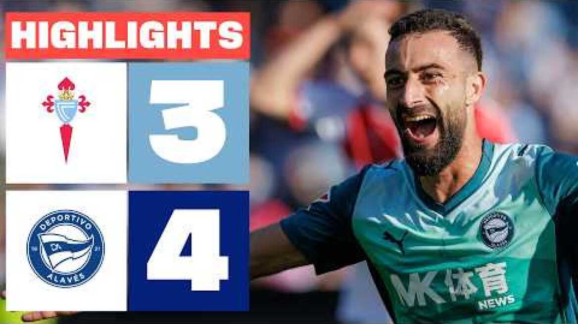CELTA 3 -  4 DEPORTIVO ALAVÉS | RESUMEN LALIGA EA SPORTS