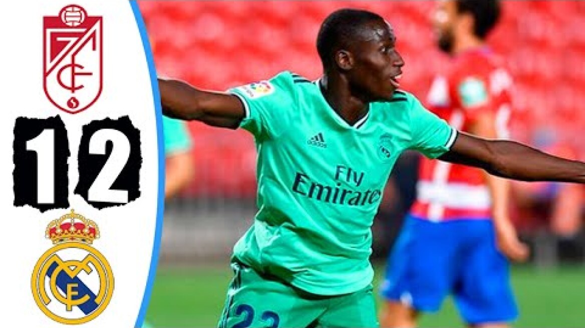 Real Madrid vs Granada 2-1 Highlights & Goals Resumen & Goles 2020