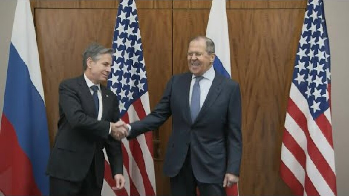 Lavrov, Blinken meet in Geneva for high-stakes talks on Ukraine war fears | AFP