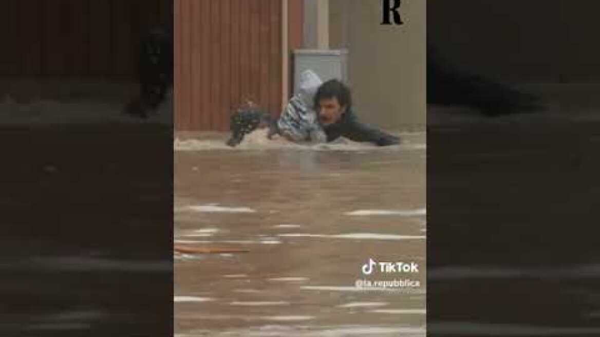 Δραματική διάσωση μωρού στην Ιταλία