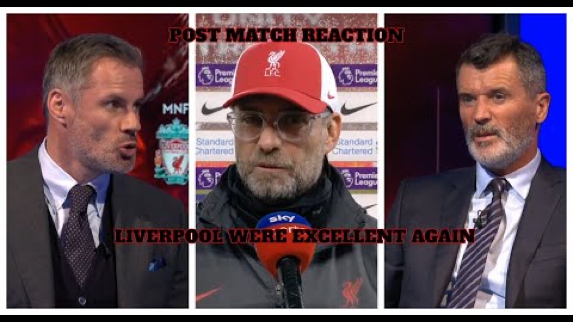 Liverpool outclassed and Smashed Arsenal | Roy Keane and Gary Neville Analysis and Reaction