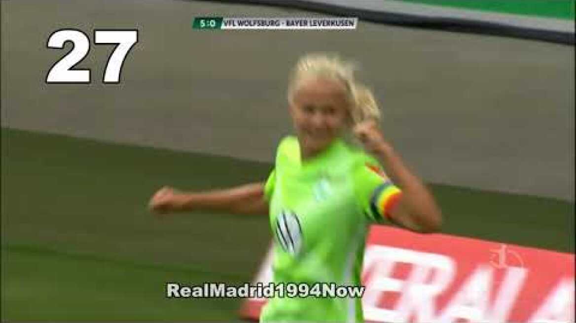 Pernille Harder Top Scorer Bundesliga 2019 2020 All 27 goals