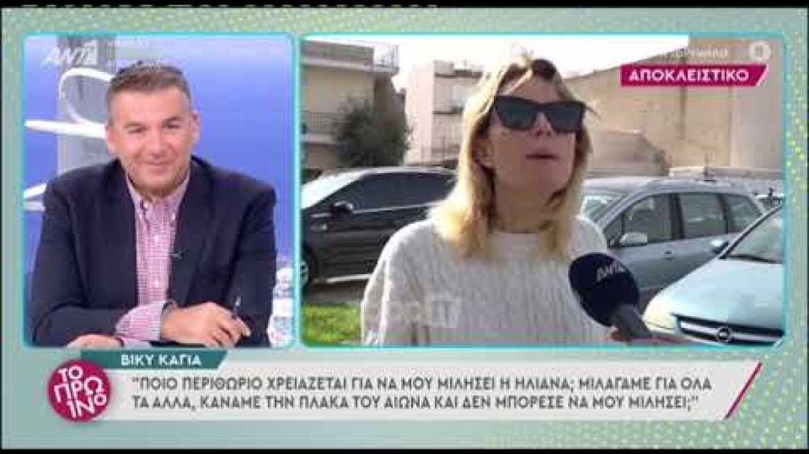 Βίκυ Καγιά για Ηλιάνα Παπαγεωργίου: "Γίνεται επίθεση απέναντί μου που δεν μου αρμόζει"