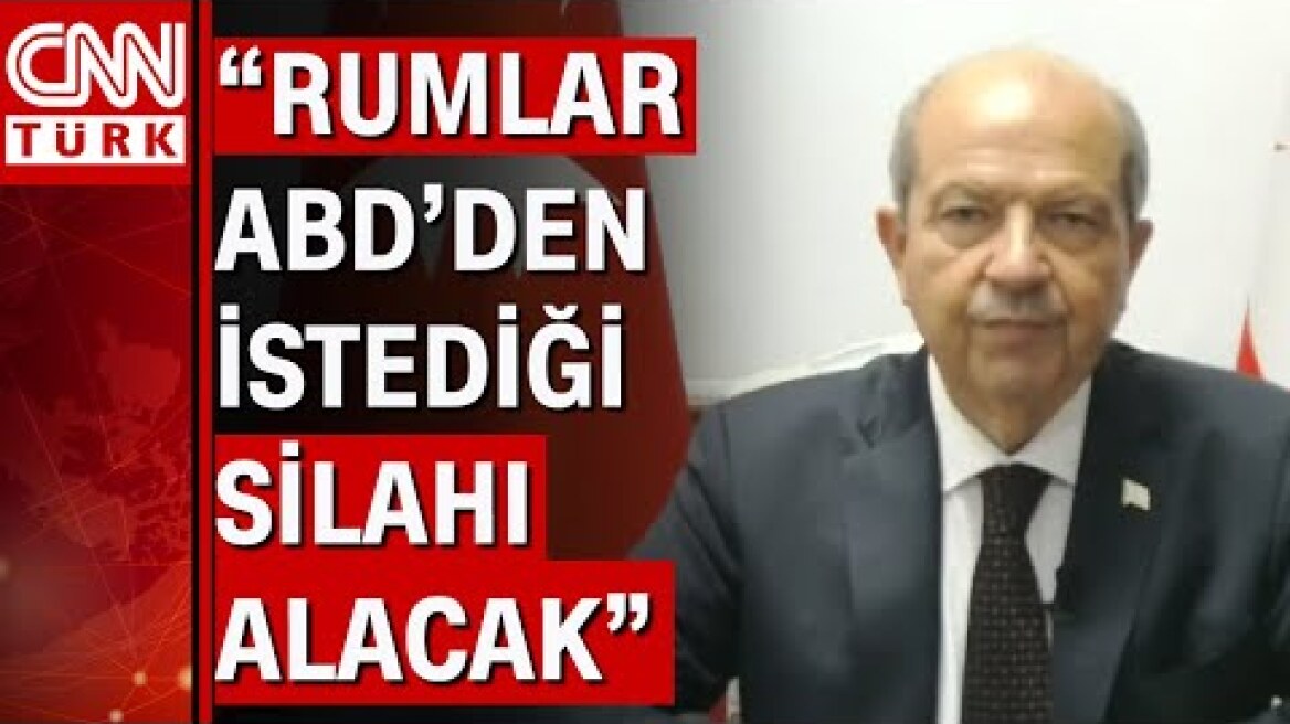 ABD adalardan sonra G. Kıbrıs'ı mı silahlandırıyor? KKTC Cumhurbaşkanı CNN Türk'e konuştu