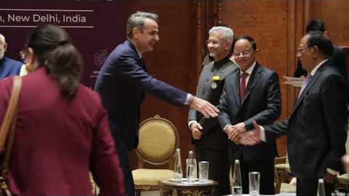 Η συνάντηση του Κ. Mητσοτάκη με τον με πρωθυπουργό της Ινδίας