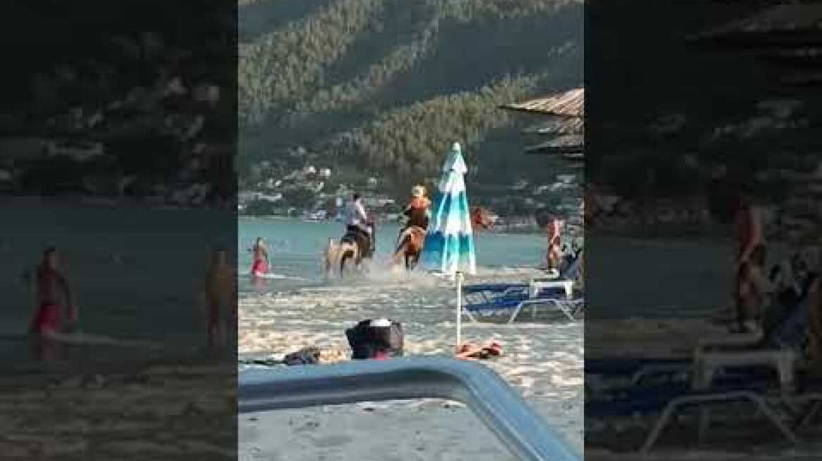 Ποδοπάτημα 5χρονου κοριτσιού από άλογα στη Χρυσή Αμμουδιά Θάσου