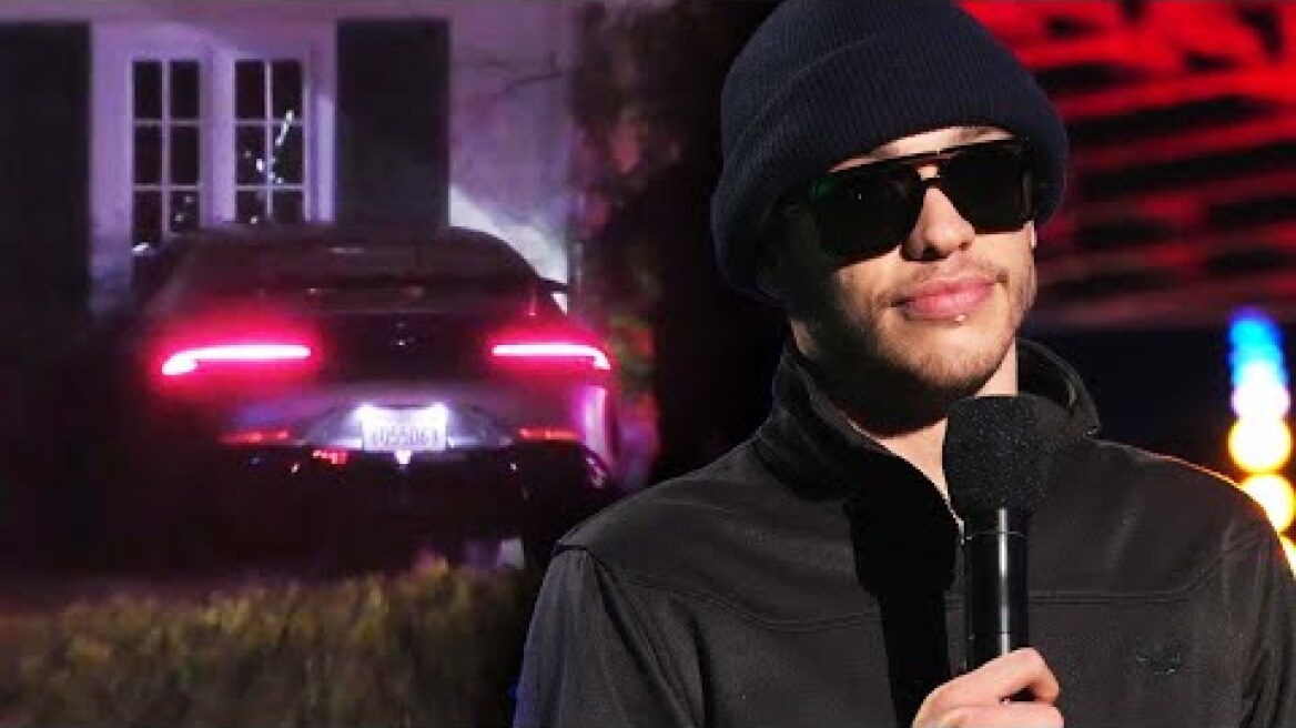 Pete Davidson Reportedly Crashes Car Into Beverly Hills Home