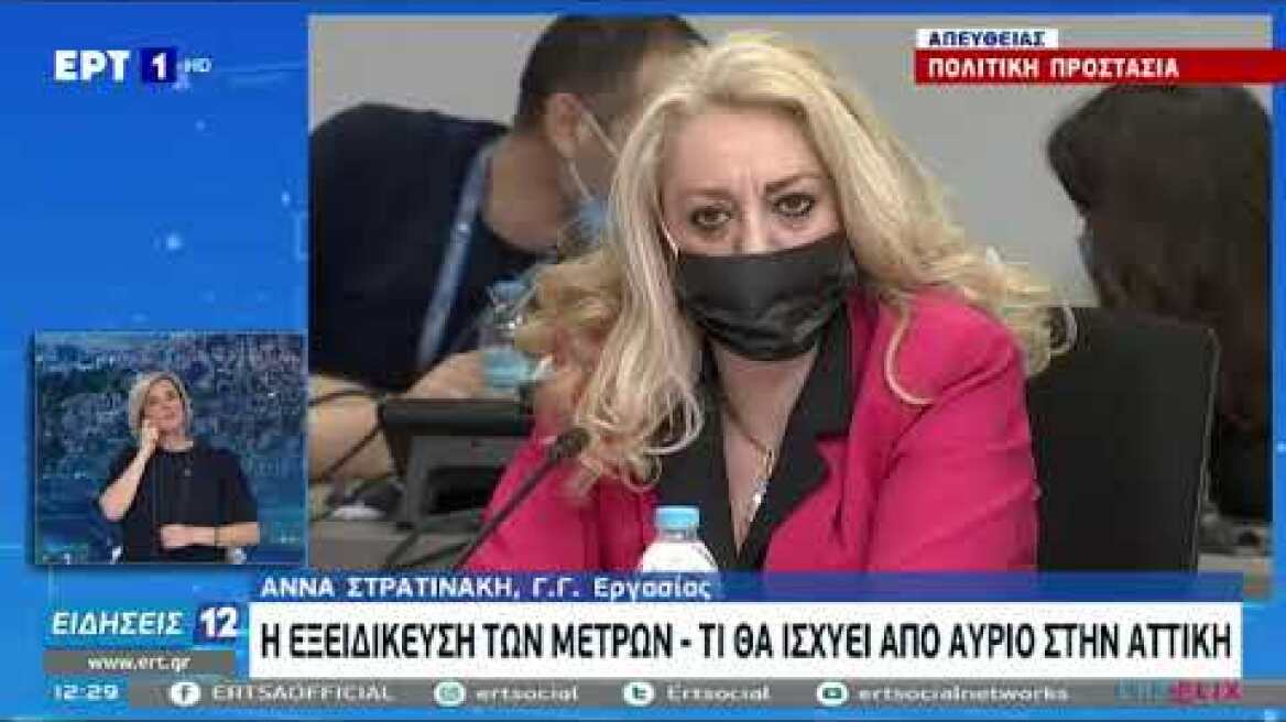 Εξειδίκευση των μέτρων και λειτουργία του ΕΡΓΑΝΗ από τη Γ.Γ. του Υπουργείου Εργασίας (10.02.2021)