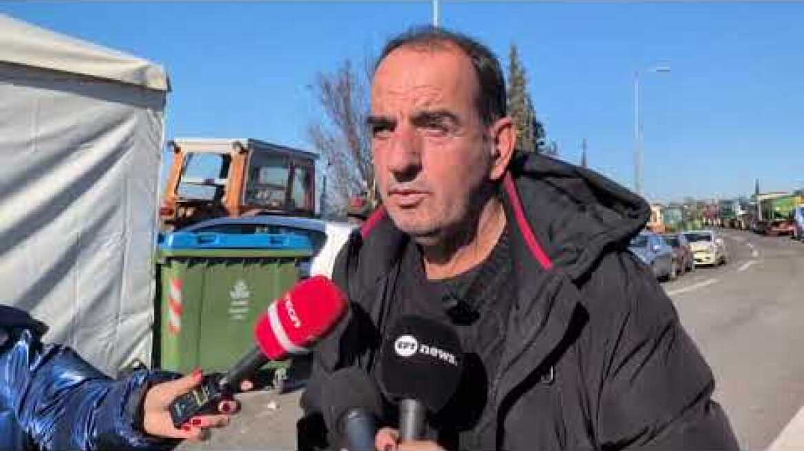 Ο Ρίζος Μαρούδας από το μπλόκο της Νίκαιας