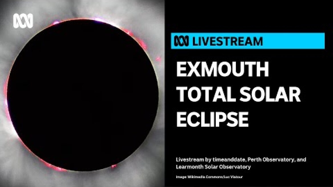 IN FULL: The world's best view of the hybrid solar eclipse in Exmouth, Western Australia | ABC News