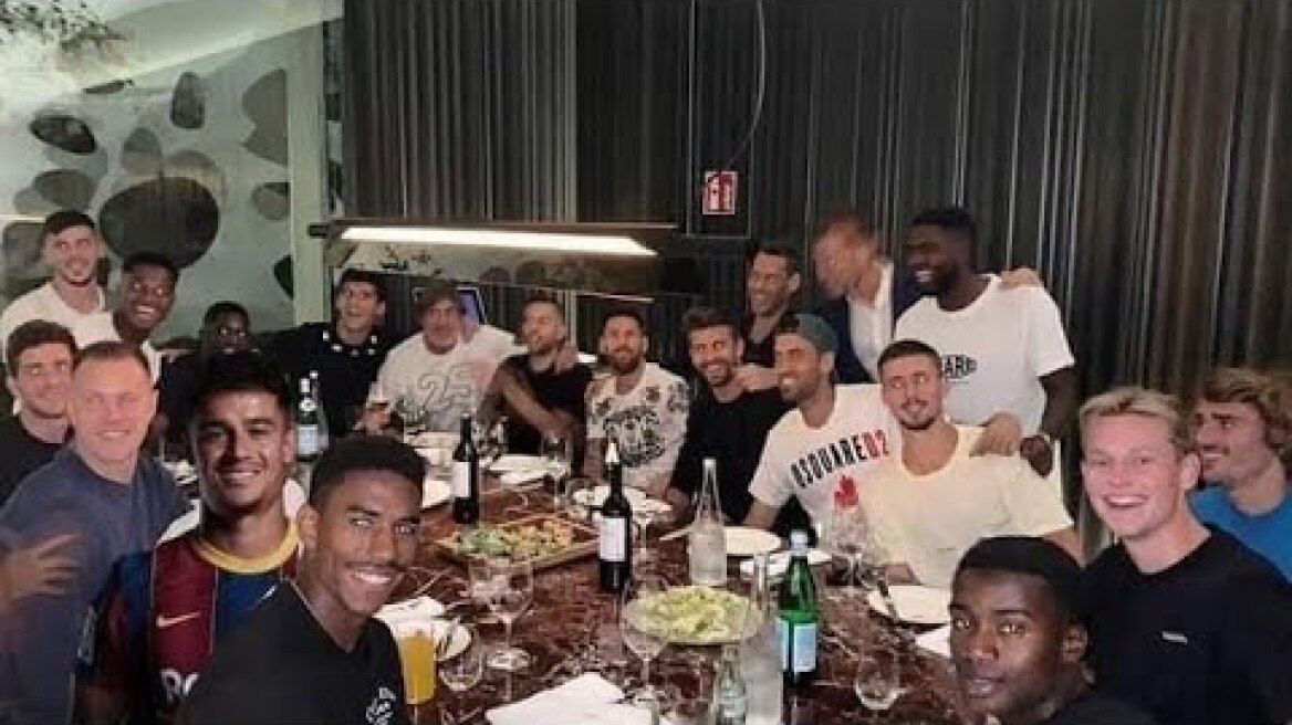 Messi invited his teammates on a Lunch | Unseen Photos and Footages from the event