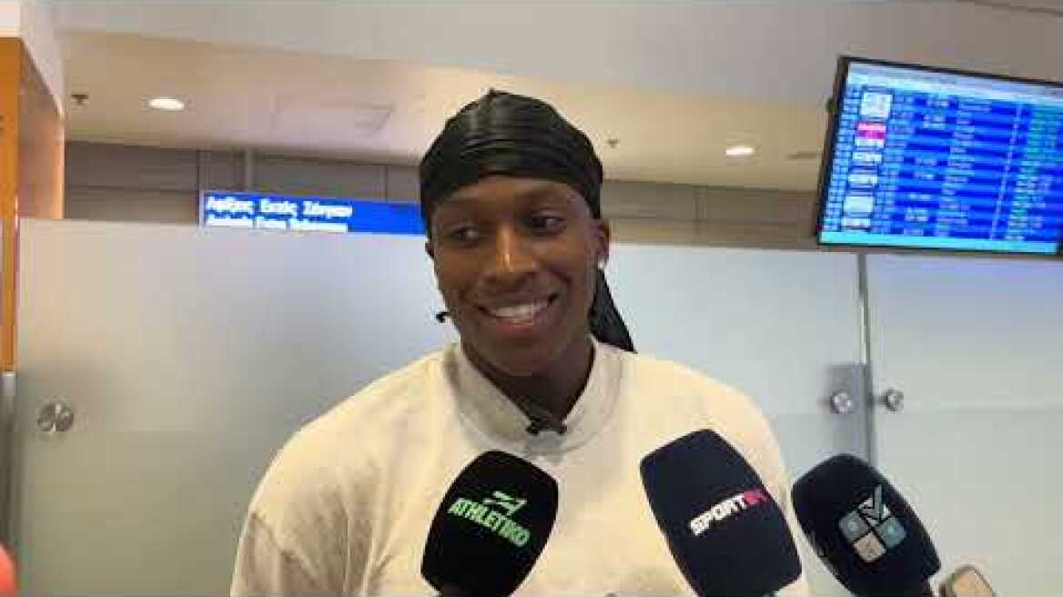 Οι δηλώσεις του Φρανκ Ντιλικίνα κατά την άφιξή του στην Ελλάδα 